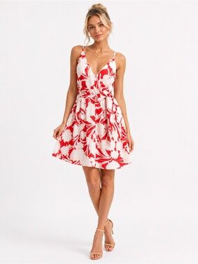 club monaco paget dress Club Monaco Paget Floral Mini Dress Silk Sz